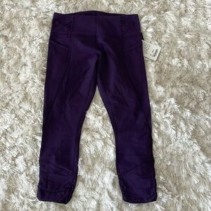 Lululemon practice daily crop luon vintage